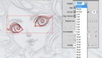 drawing face contour