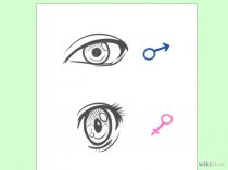 Изображение с названием Draw a Stylized Anime Eye Step 1