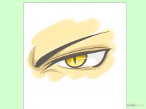 Изображение с названием Draw a Stylized Anime Eye Step 3