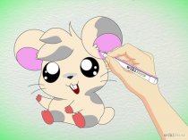 Изображение с названием Draw an Anime Hamster Step 9