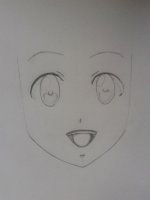 Как нарисовать Венди из аниме Fairy Tail простым карандашом поэтапно - шаг 2