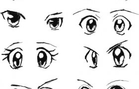 Как Нарисовать Аниме Глаза