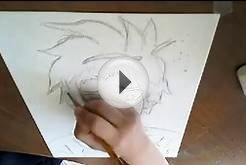 Аниме рисунок-карандаш # 4 Рин