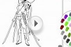 Игра Раскрась Аниме онлайн (Anime