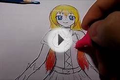 Как нарисовать аниме девочку №2