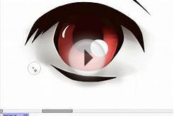 Как нарисовать аниме глаз